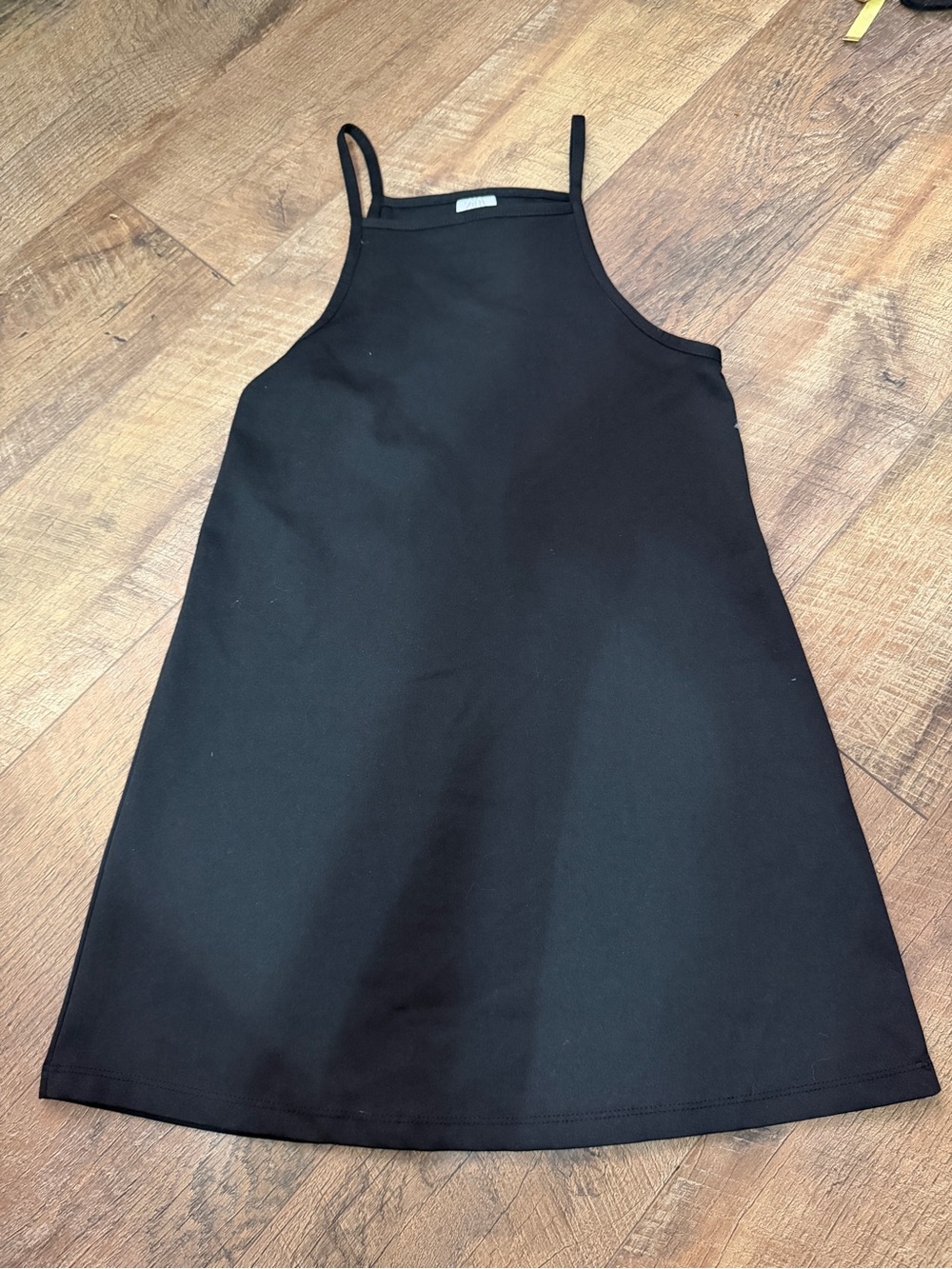 Zara Black Sleeveless A-Line Tank Dress for Girls
